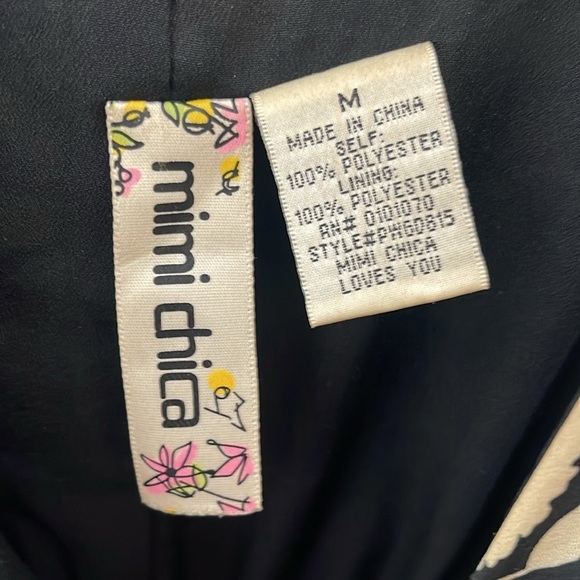 🆕 MIMI CHICA graphic maxi boho Dress Size M - Picture 4 of 5